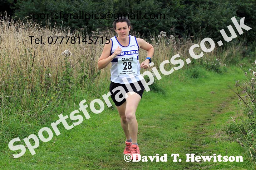 Senior Women, Farringdon Cross Country Relays, Sunderland.  Photo: David T. Hewitson/Sports for All Pics